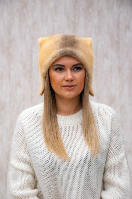 Купить Шапка женская из норки в каталоге