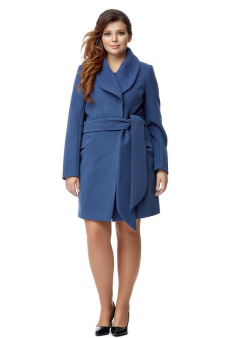 Купить Женское пальто из текстиля с воротником в каталоге