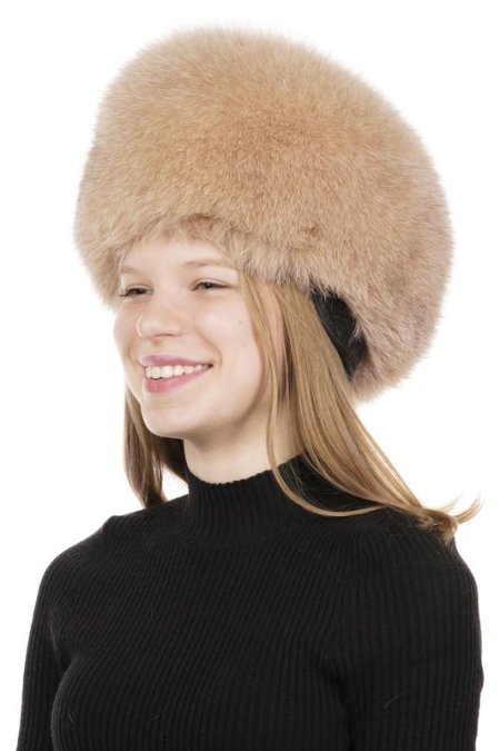 Купить Шапка женская из песца в каталоге