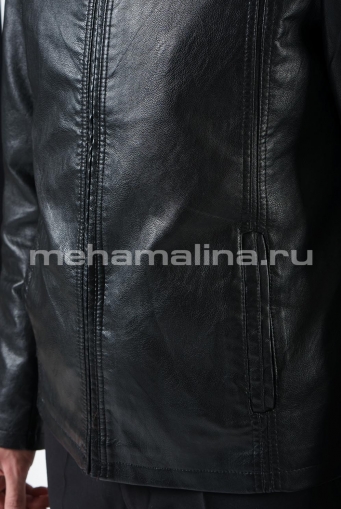 Миниатюра фотографии Куртка из эко кожи на молнии