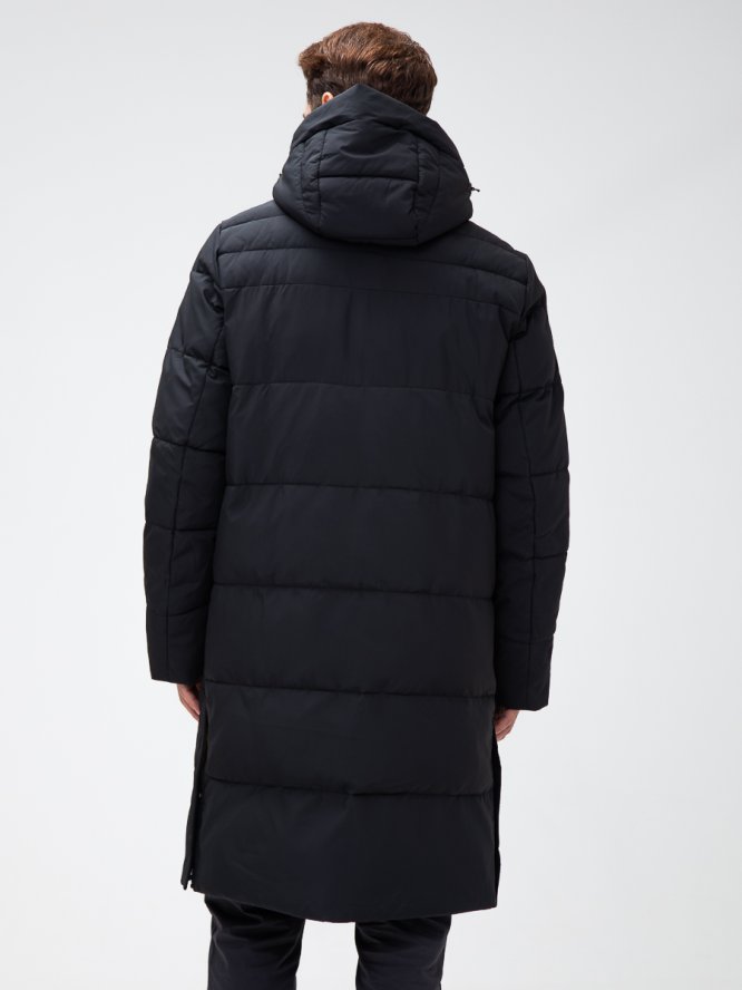 Миниатюра фотографии Мужской пуховик с капюшоном 