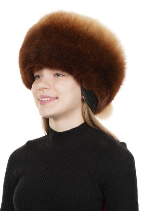 Купить Шапка женская из песца в каталоге