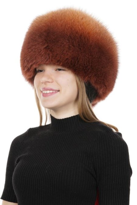 Купить Шапка женская из песца в каталоге