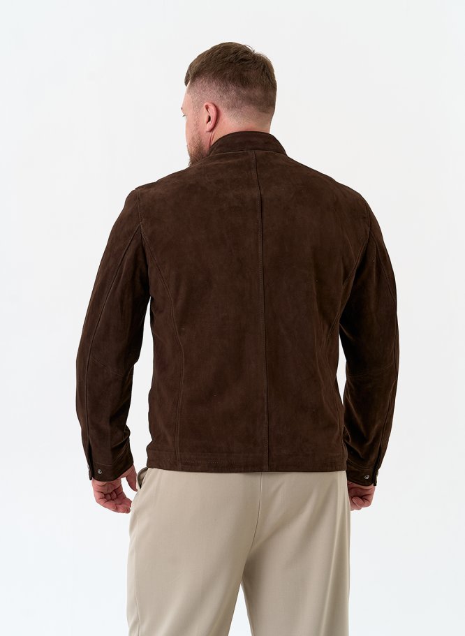 Миниатюра фотографии Мужская куртка из натуральной замши