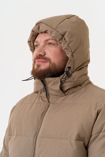 Миниатюра фотографии Мужской пуховик с капюшоном 