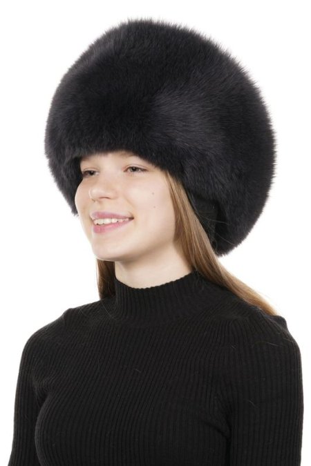 Купить Шапка женская из песца в каталоге