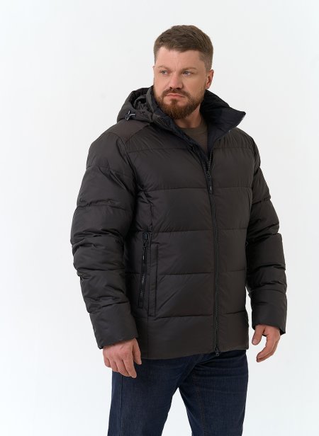 Купить Мужской пуховик с капюшоном  в каталоге