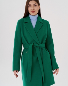 Купить Женское пальто-пиджак в зеленом цвете в каталоге