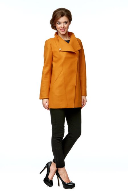 Купить Женское пальто из текстиля с воротником в каталоге