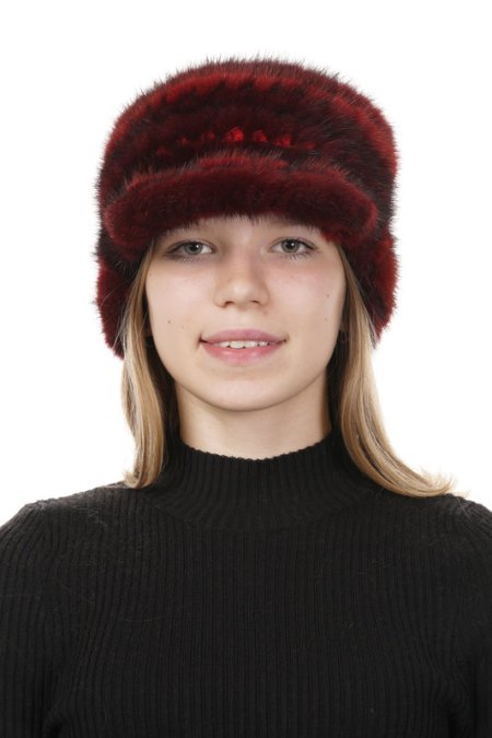 Купить Шапка женская из норки в каталоге