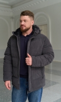 Миниатюра фотографии Мужской вельветовый пуховик