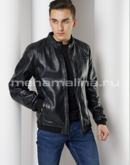Купить Куртка из натуральной кожи на молнии в каталоге