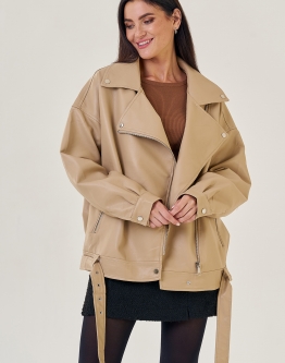 Купить Женская куртка оверсайз из эко кожи в каталоге