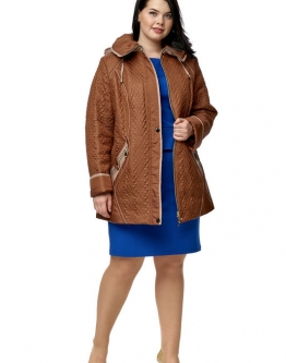 миниатюра фото Куртка женская из текстиля с капюшоном из МосМеха