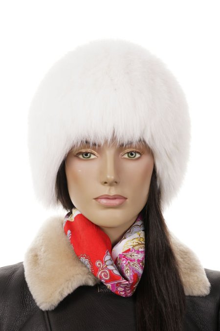 Купить Шапка женская из песца в каталоге