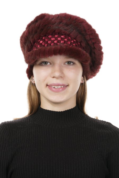 Купить Шапка женская из норки в каталоге