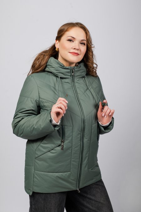 Купить Куртка женская из текстиля с капюшоном в каталоге