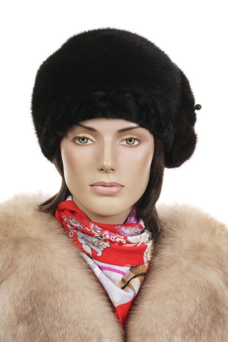 Купить Шапка женская из норки в каталоге