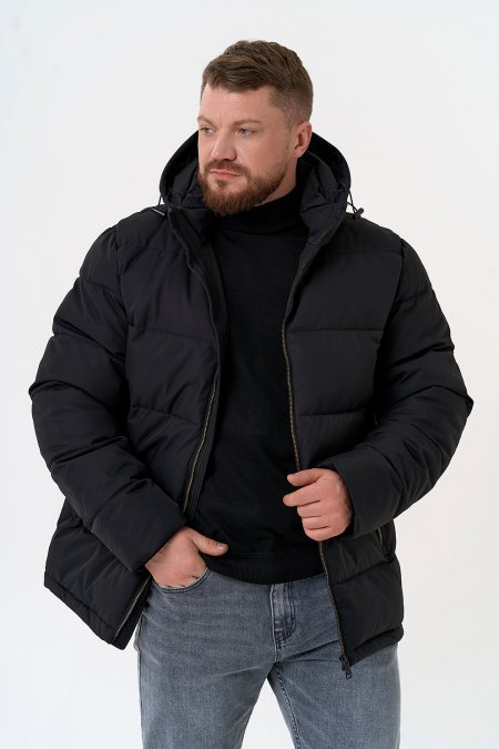 Купить Мужской пуховик с капюшоном  в каталоге