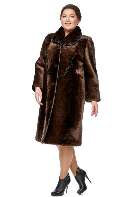 Купить Шуба из мутона с воротником в каталоге